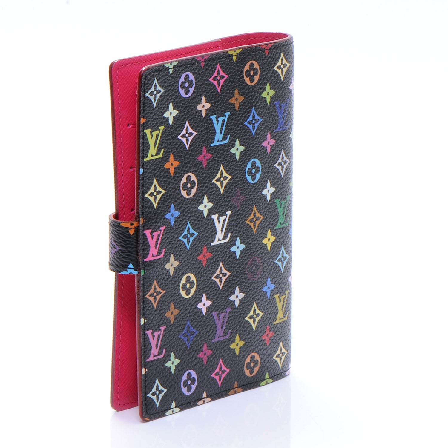 Louis Vuitton Monogram Multicolor Small Ring Agenda Black Grenade 4 of 7