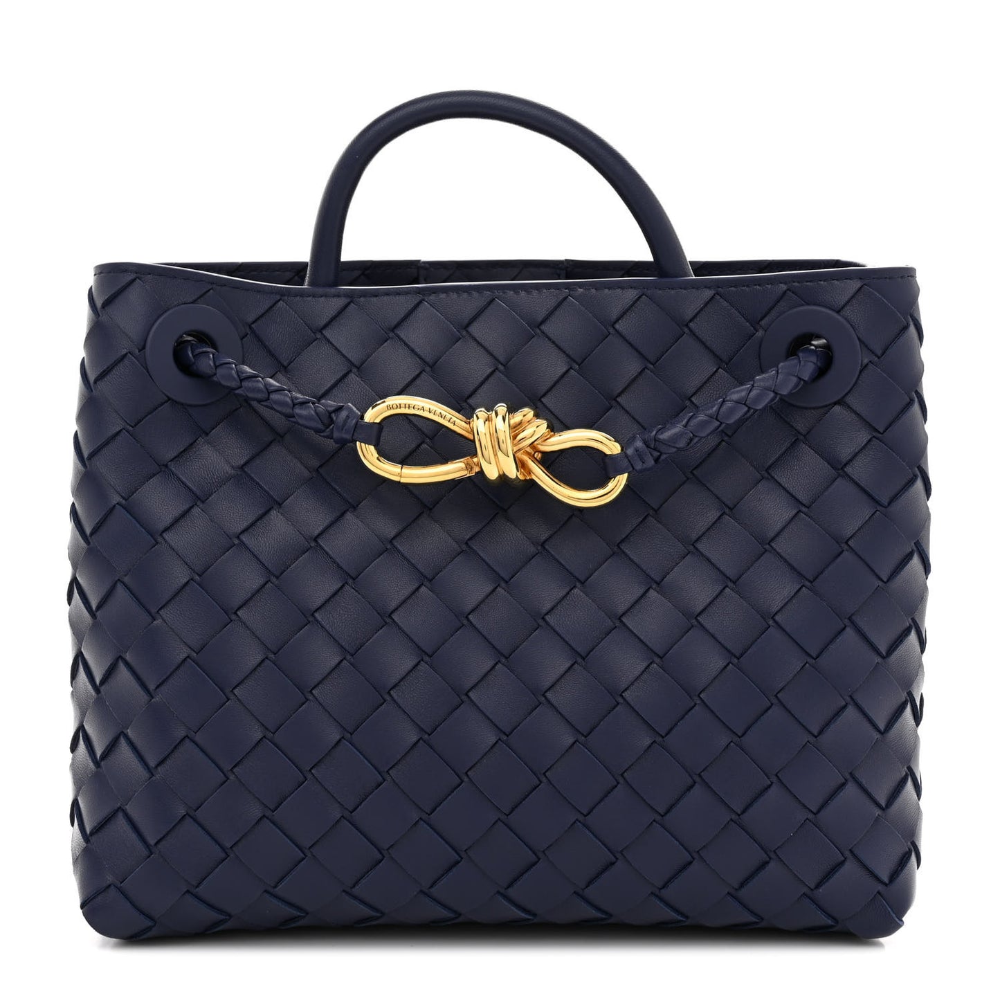 Nappa Intrecciato Small Andiamo Shoulder Bag Duke