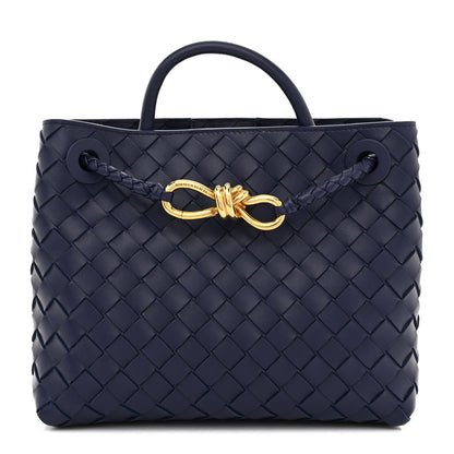 Bottega Veneta Nappa Intrecciato Small Andiamo Shoulder Bag Duke 1 of 9