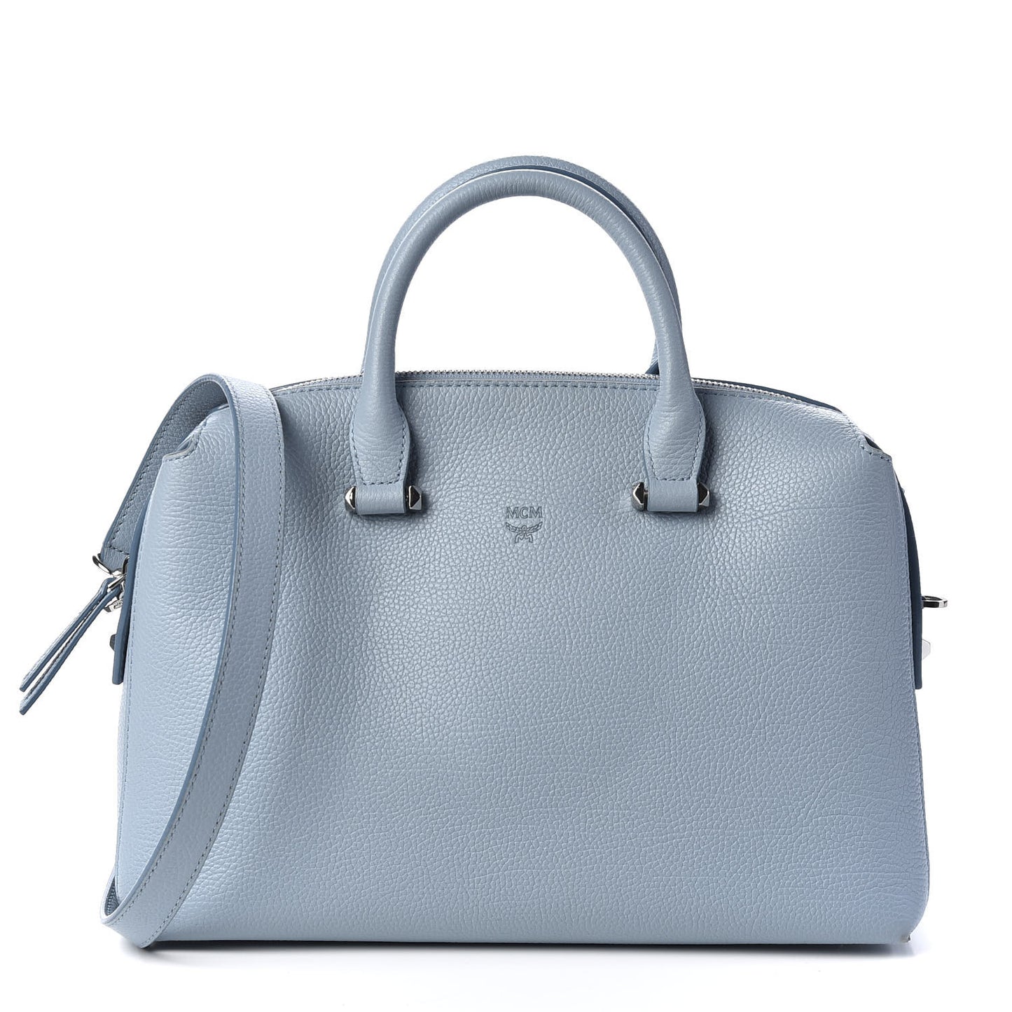 Grained Calfskin Medium Ella Boston Sky Blue