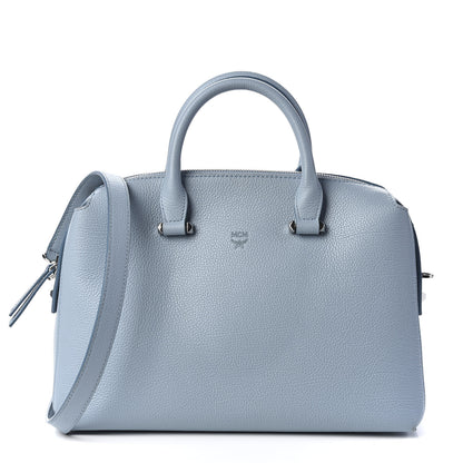 MCM Grained Calfskin Medium Ella Boston Sky Blue 1 of 8