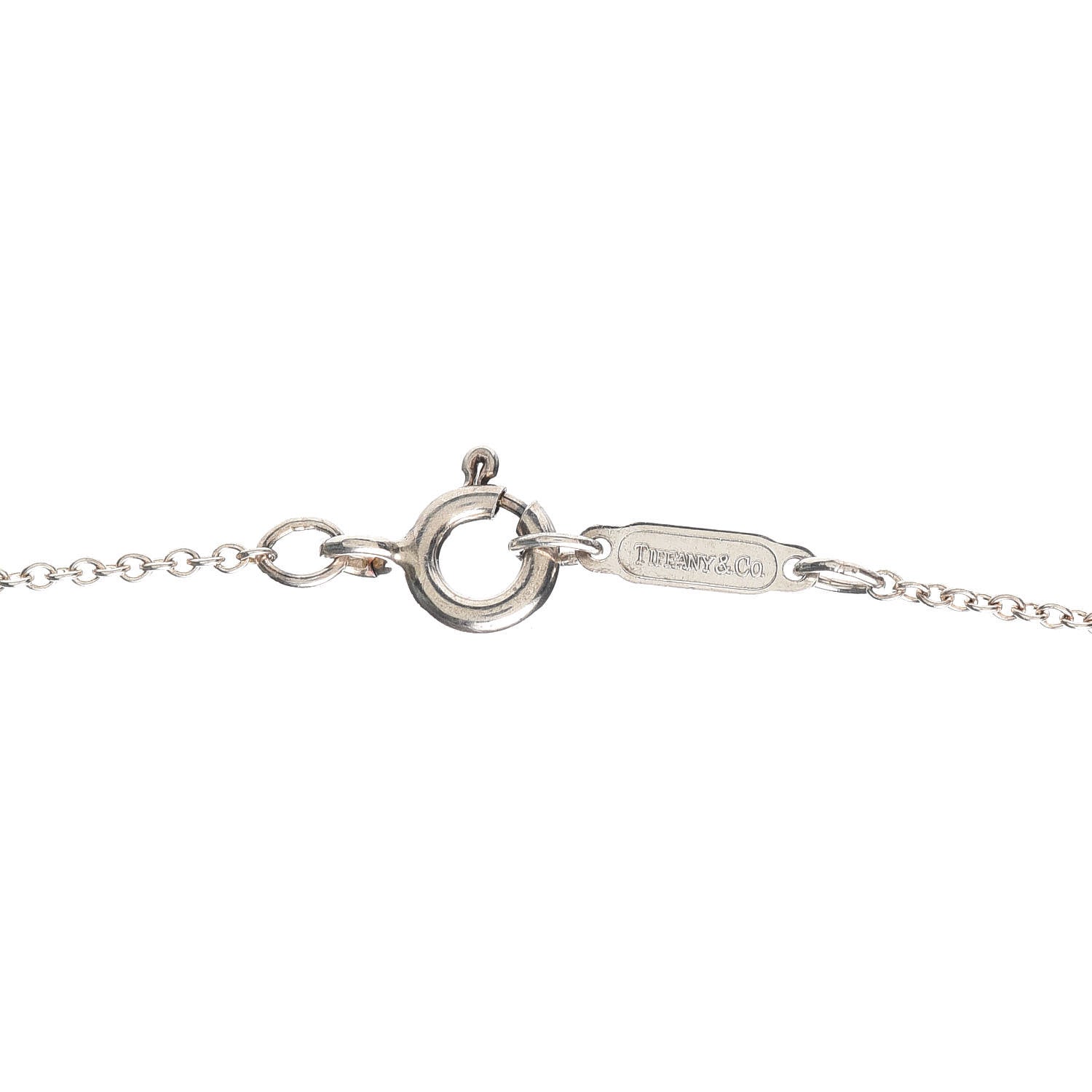 Tiffany Sterling Silver Small Paloma Picasso Loving Heart Pendant Necklace 5 of 5