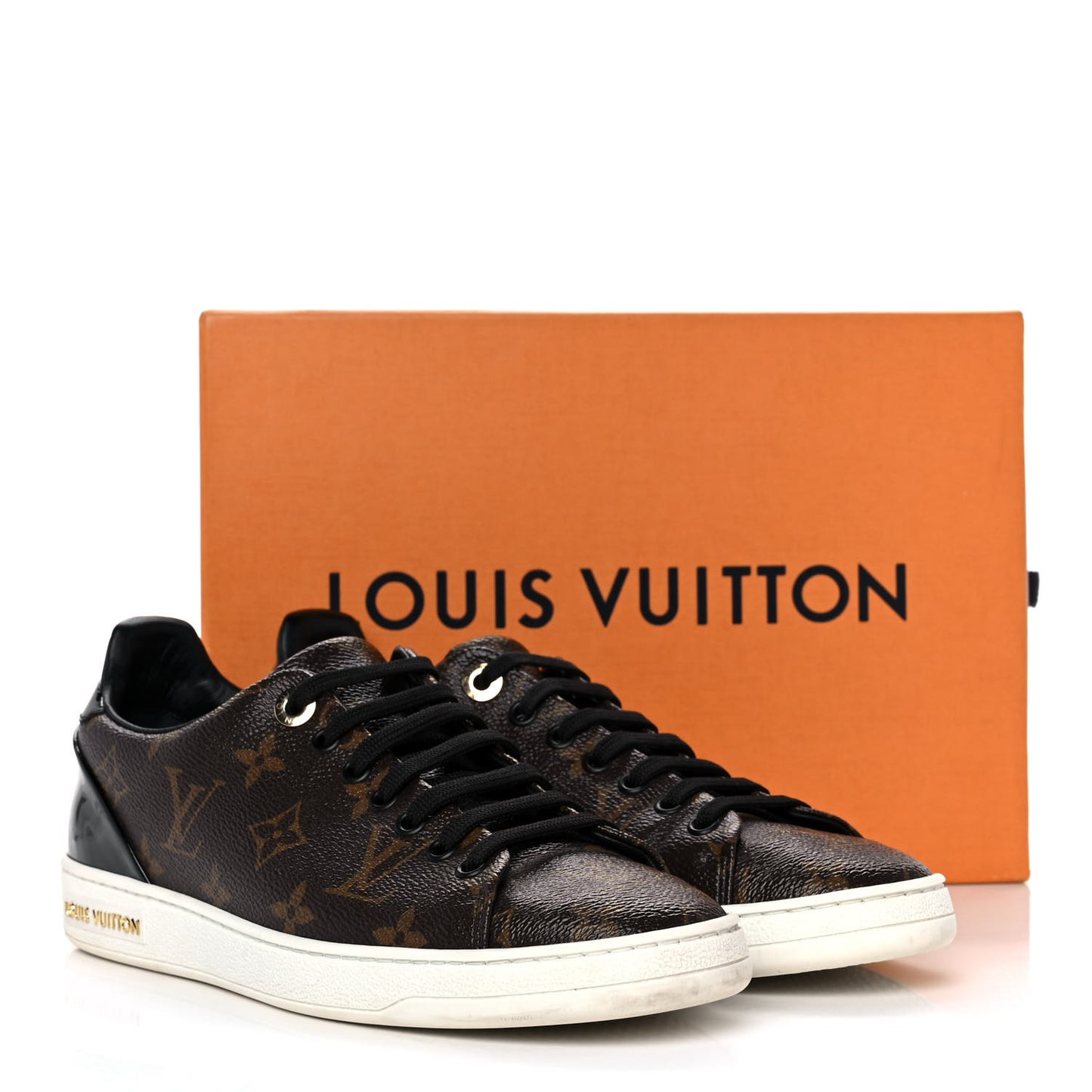 Patent Monogram Frontrow Sneakers 38