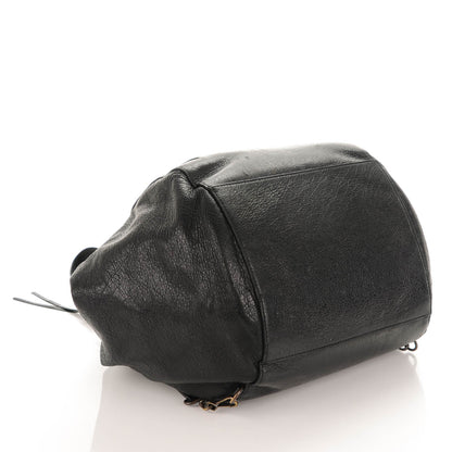 Balenciaga Agneau Classic Hardware Zip Traveler Backpack Black 4 of 7
