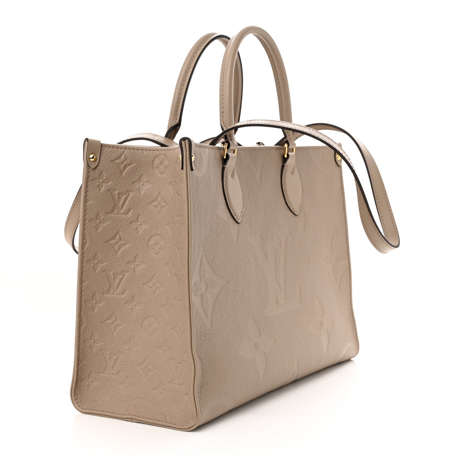 Louis Vuitton Empreinte Monogram Giant Onthego MM Tourterelle 3 of 9