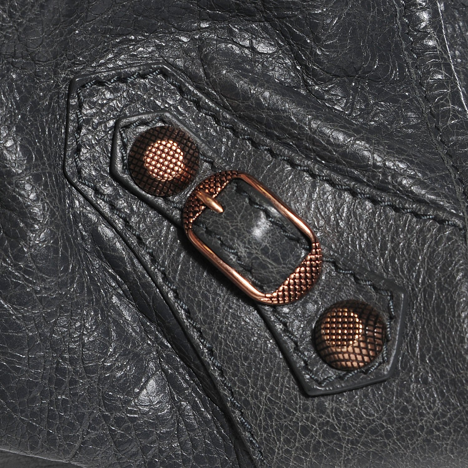 Balenciaga Agneau Giant 12 Rose Gold Hardware City Gris Tarmac 9 of 14