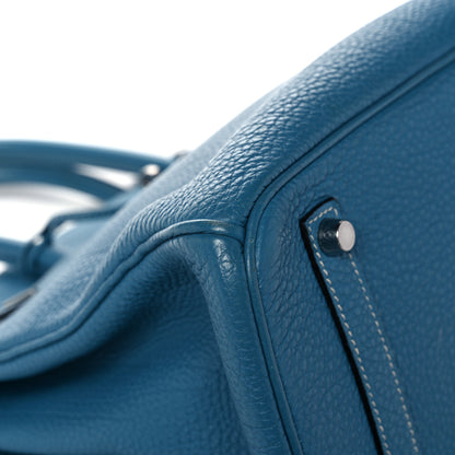 Hermes Togo Birkin 35 Blue Jean 31 of 37