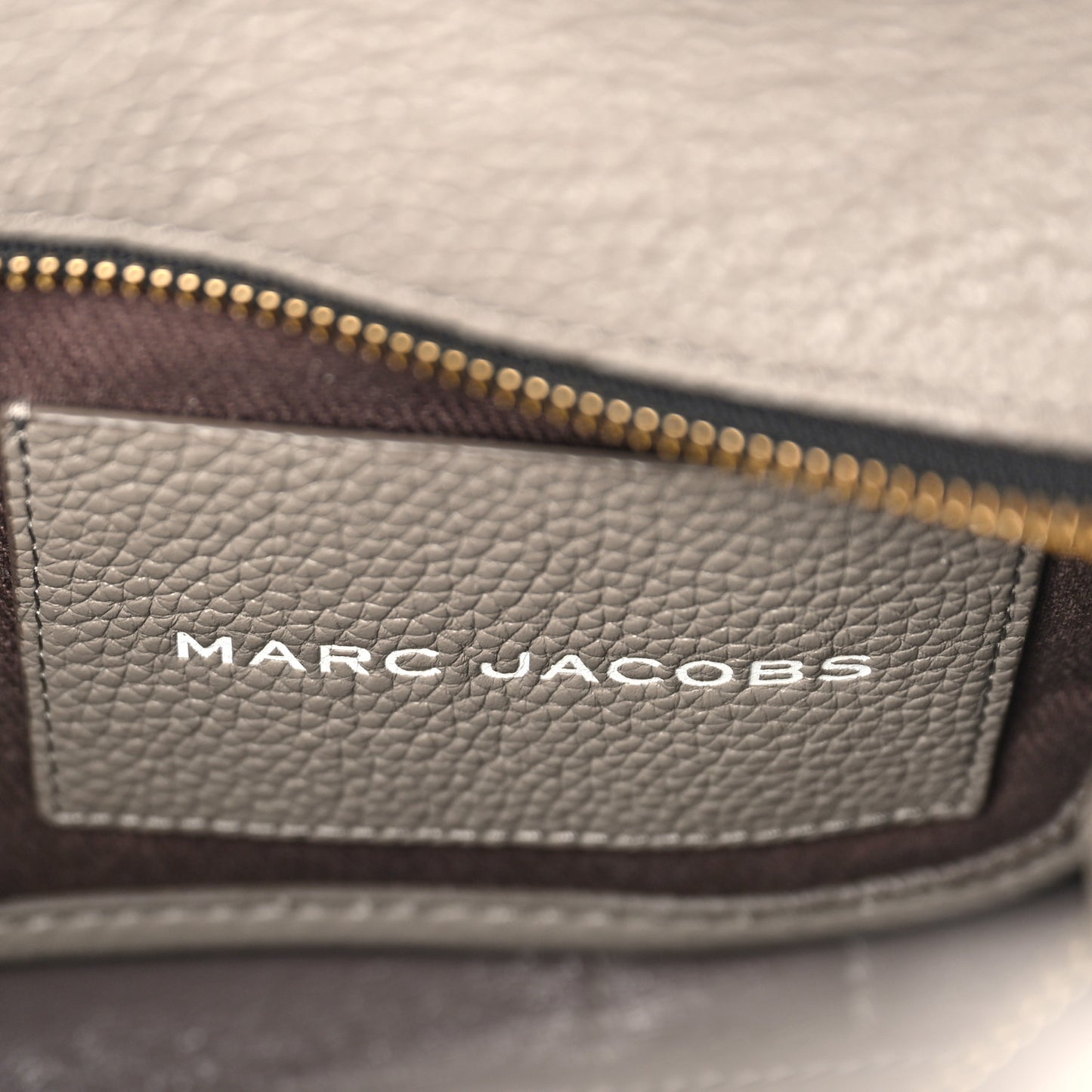 Grained Calfskin Small The Tote Bag Cement