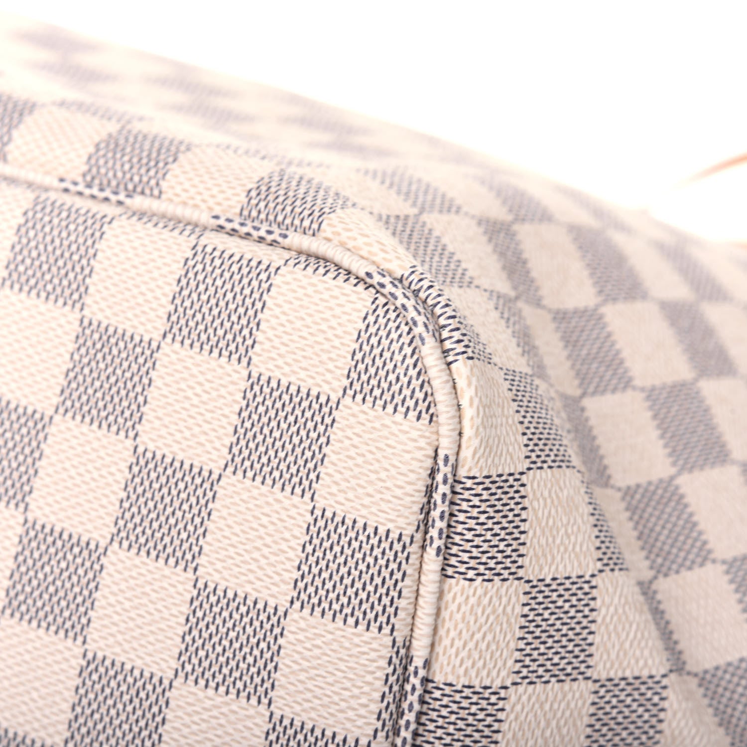 Louis Vuitton Damier Azur Neo Neverfull MM Rose Ballerine 10 of 12