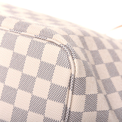 Louis Vuitton Damier Azur Neo Neverfull MM Rose Ballerine 10 of 12