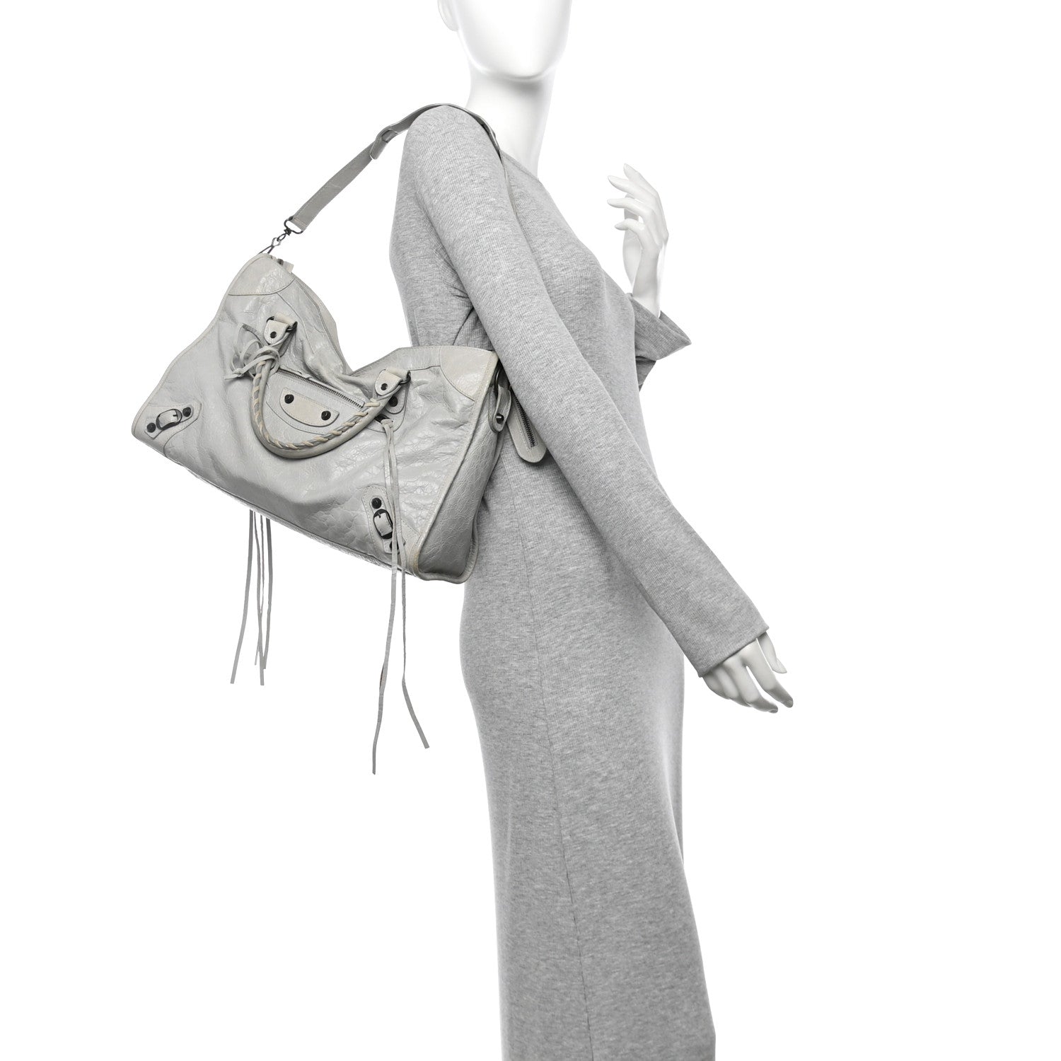 Balenciaga Agneau Classic Hardware City Gris Ciment 2 of 15