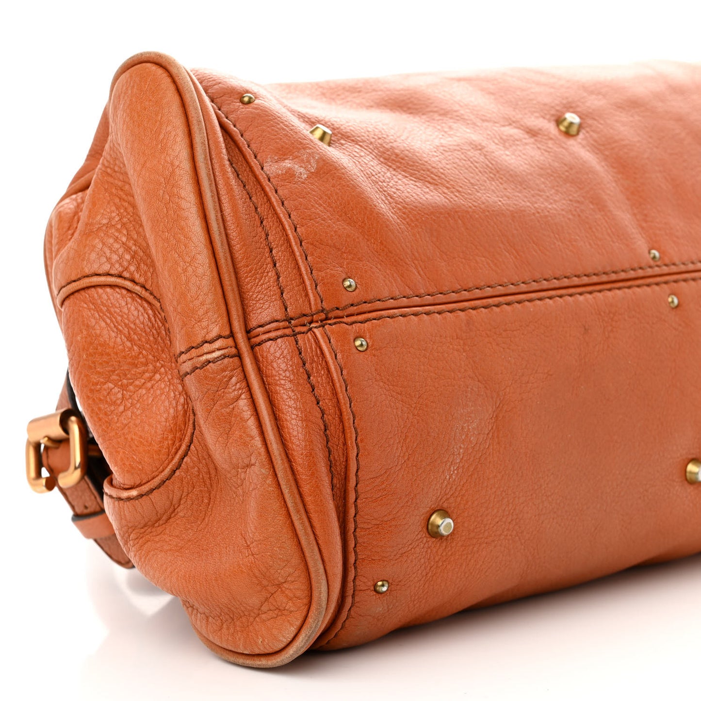 Calfskin Medium Paddington Satchel Tan