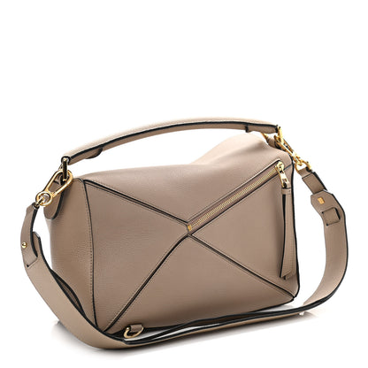 Loewe Calfskin Medium Puzzle Bag Sand 3 of 11