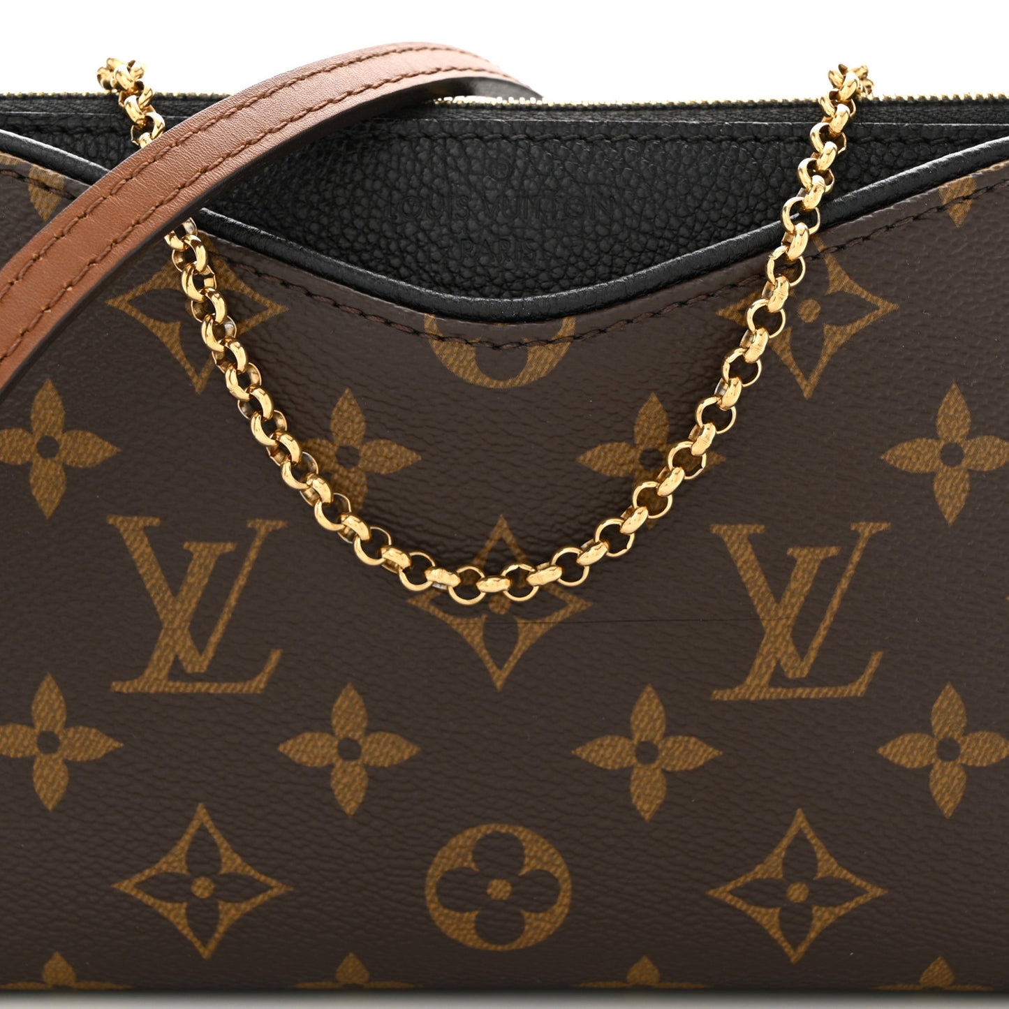 Monogram Pallas Clutch Black