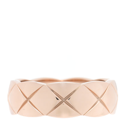 Chanel 18K Beige Gold Small Coco Crush Ring 52 6 1 of 4