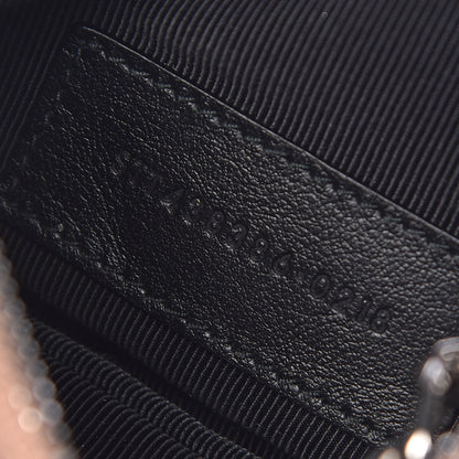 Saint Laurent Calfskin Matelasse Monogram Key Pouch Pale Pink 7 of 8