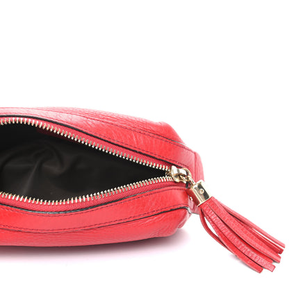 Gucci Pebbled Calfskin Soho Small Cosmetic Case Red 5 of 8
