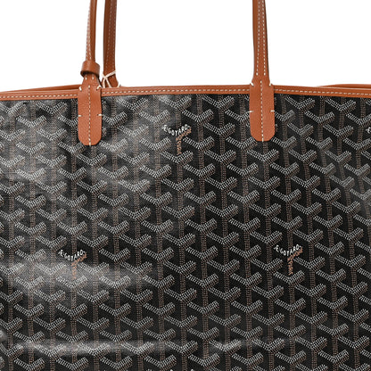 Goyard Goyardine Saint Louis PM Black Gold 9 of 11