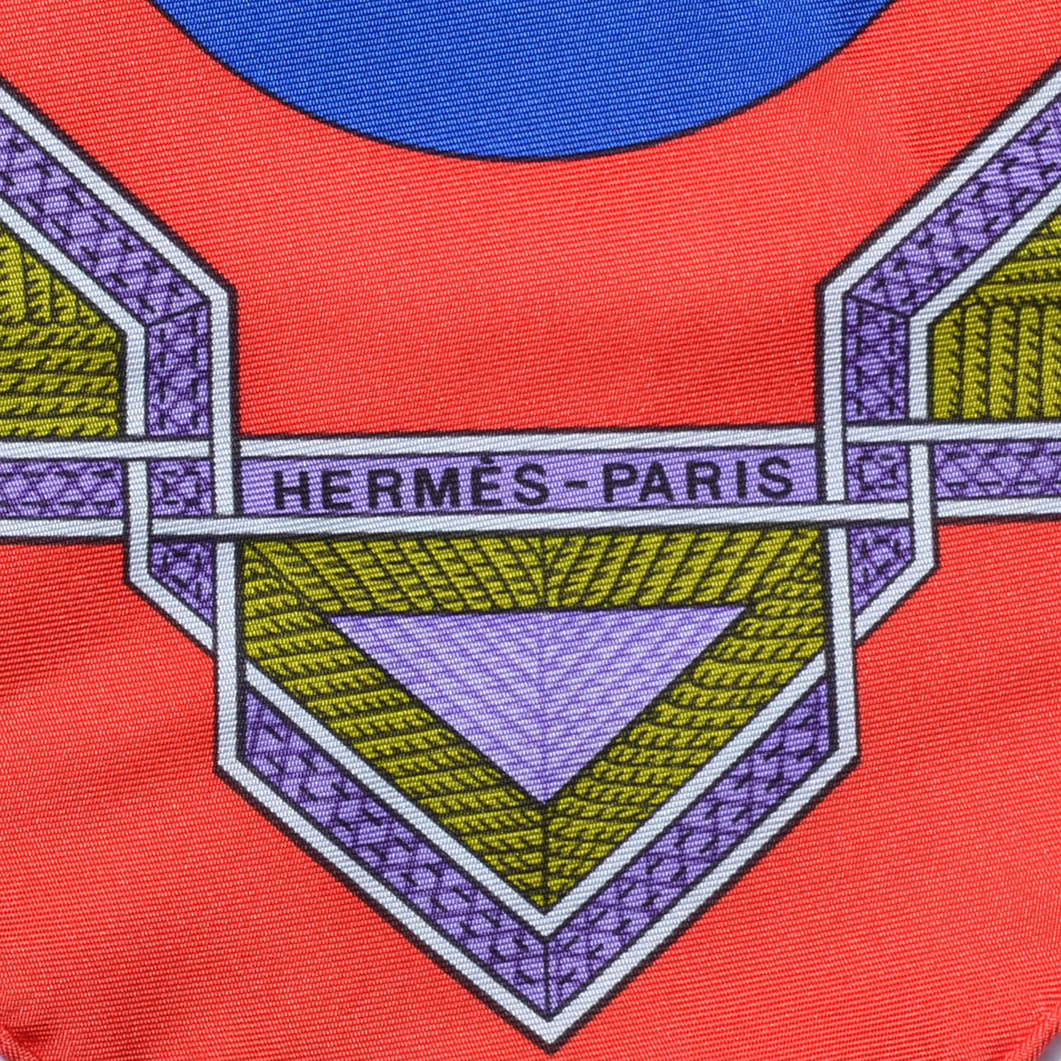 Hermes Silk Cuirs Du Desert Scarf 90 5 of 6