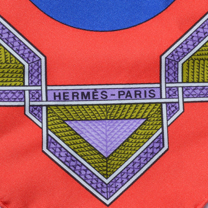 Hermes Silk Cuirs Du Desert Scarf 90 5 of 6