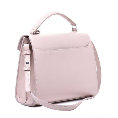 Saint Laurent Grain de Poudre Mini Classic Monogram Cassandra Top Handle Marble Pink 3 of 8