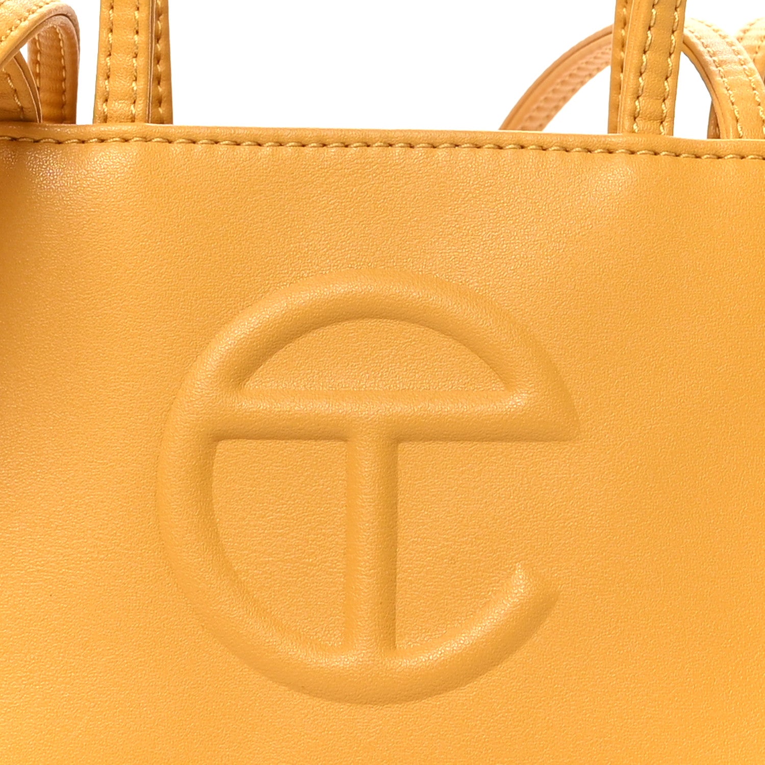 Telfar Vegan Leather Small Shopping Bag Mustard 7 of 9