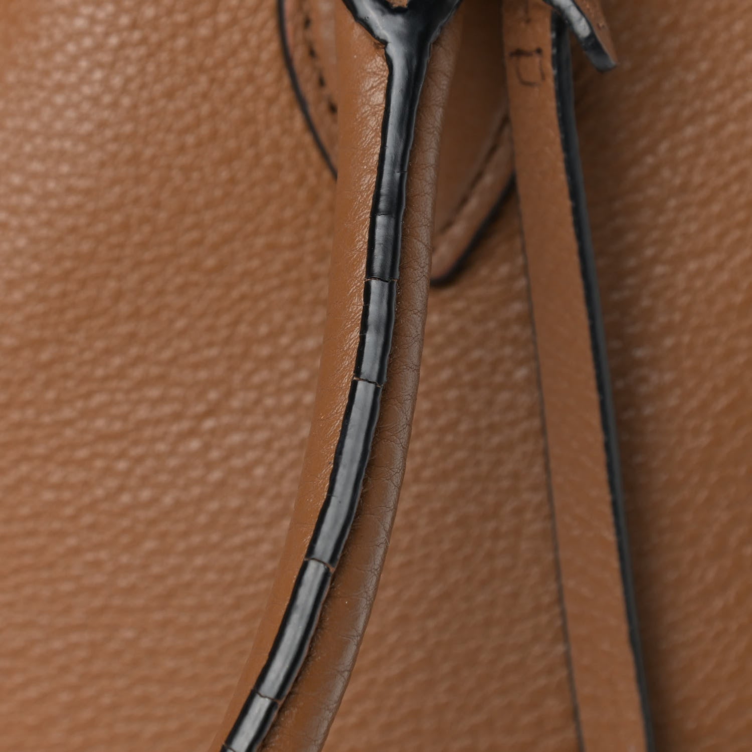 Prada Vitello Phenix Top Handle Bag Cannella 12 of 15