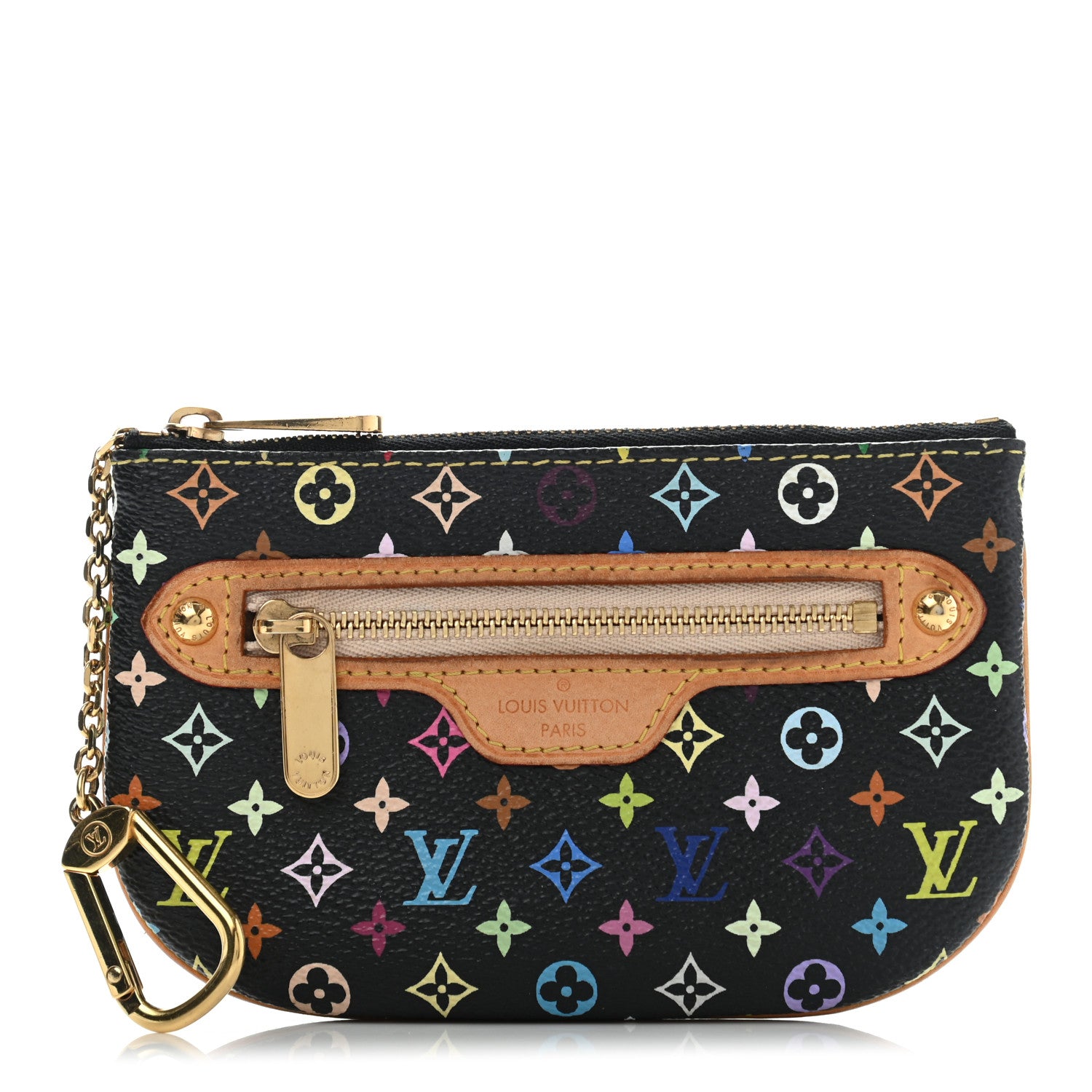 Louis Vuitton Monogram Multicolor Pochette Plate MM Black 1 of 9