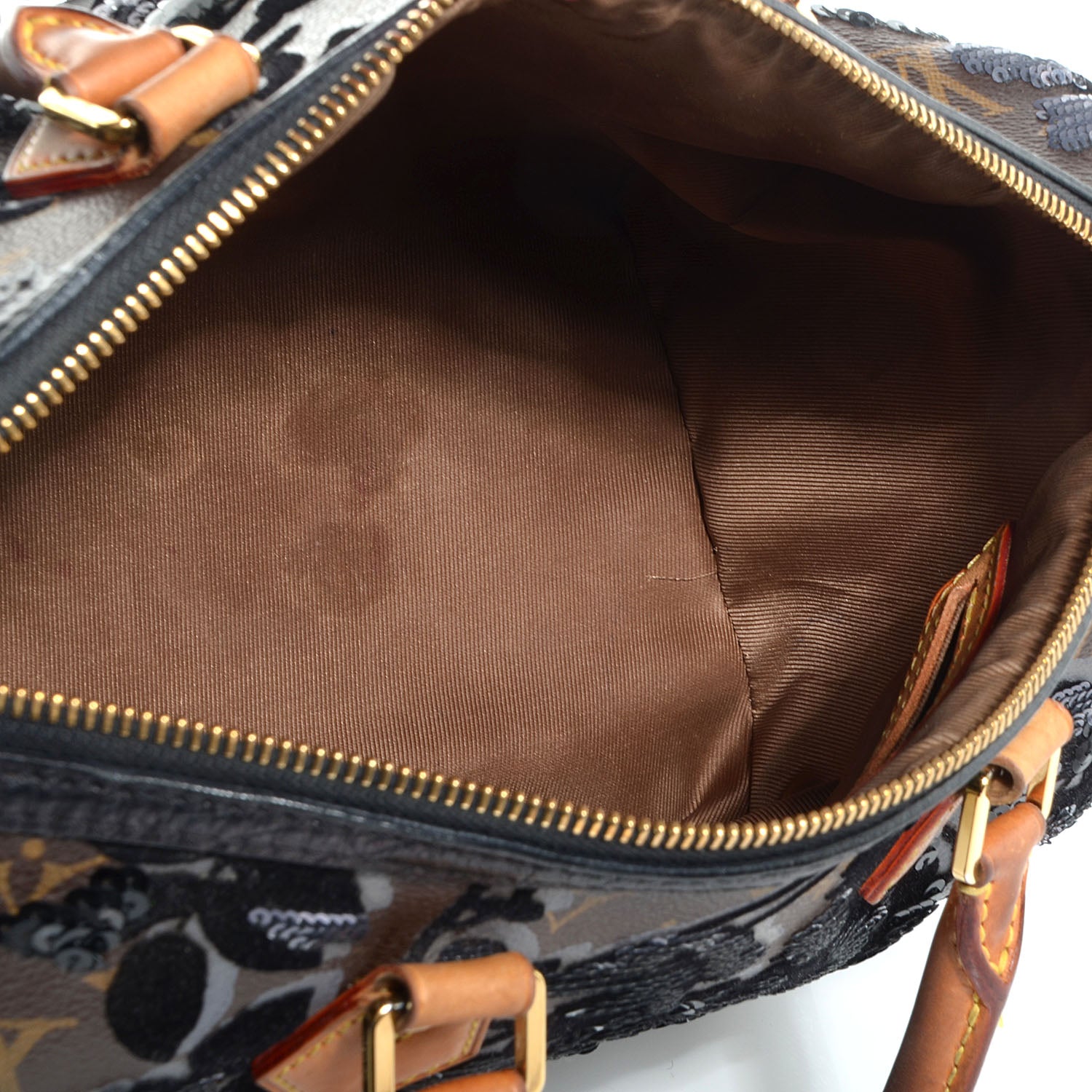 Louis Vuitton Monogram Fleur De Jais Sequins Speedy 30 5 of 11