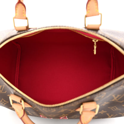 Louis Vuitton Monogram My LV Heritage Speedy 30 Fuchsia Ivory 4 of 9