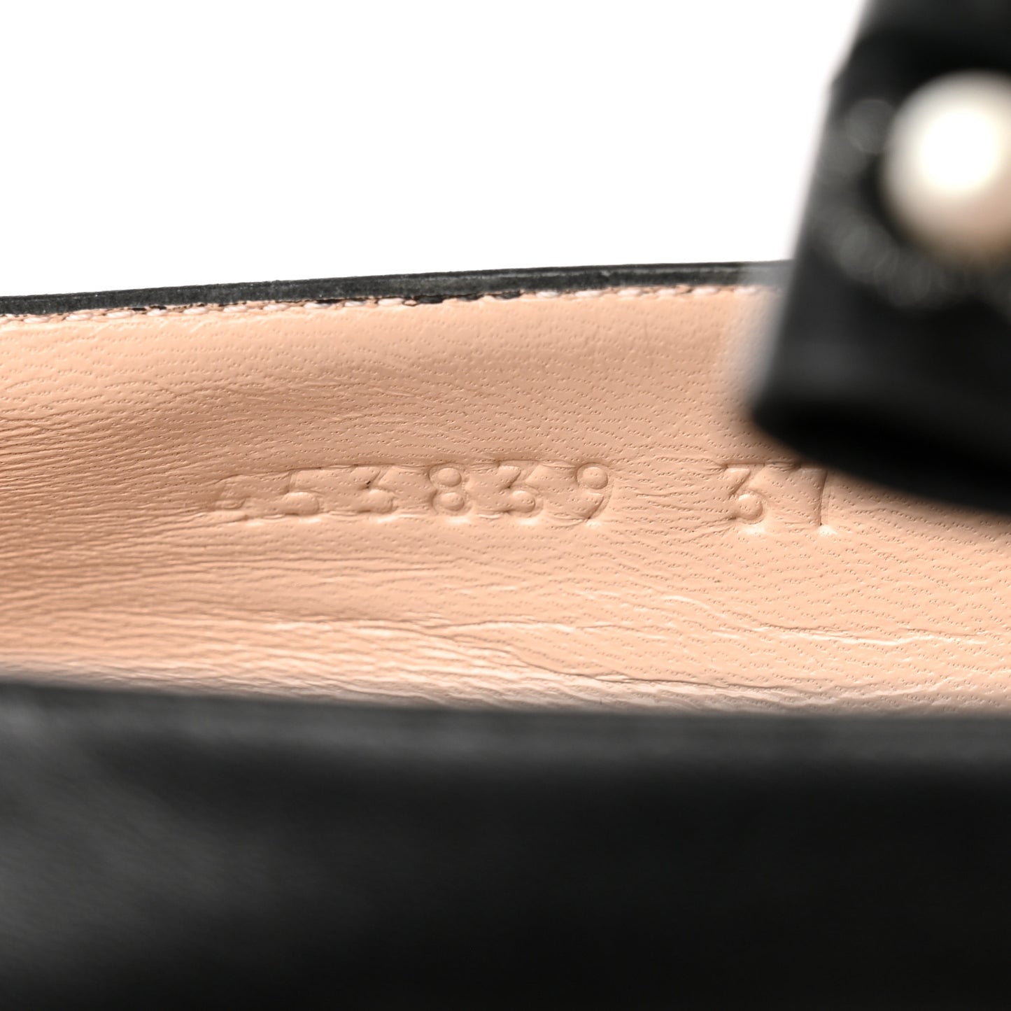 Malaga Kid Pearl Embellished Winged Feline Loafer Pumps 37 Black