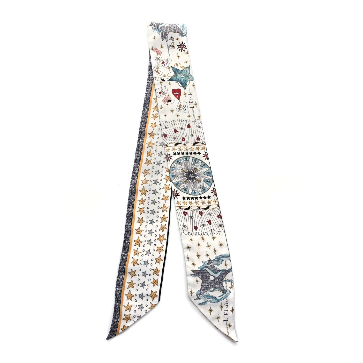 Christian Dior Silk L'Etoile Mitzah Scarf 2 of 4