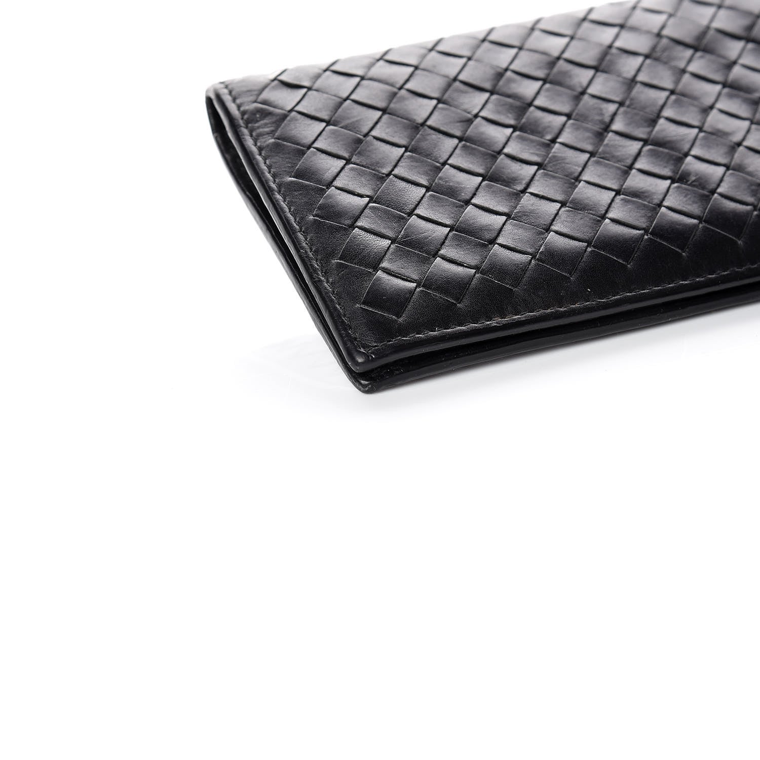 Bottega Veneta Nappa Intrecciato Flap Wallet Black 5 of 13