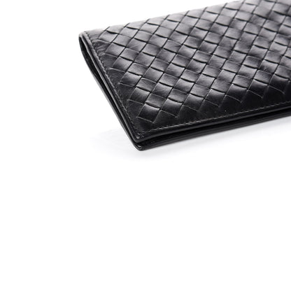 Bottega Veneta Nappa Intrecciato Flap Wallet Black 5 of 13