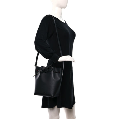 Mansur Gavriel Vegetable Tanned Calfskin Mini Bucket Bag Black Dolly 2 of 9