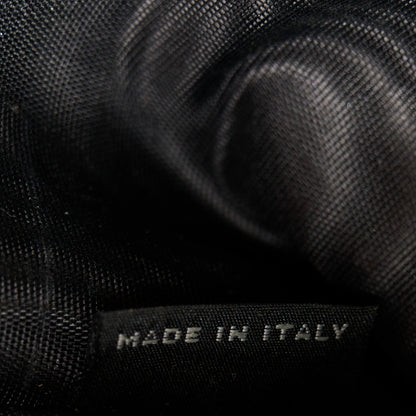 Prada Saffiano Metal Oro Chain Wallet Black 8 of 11