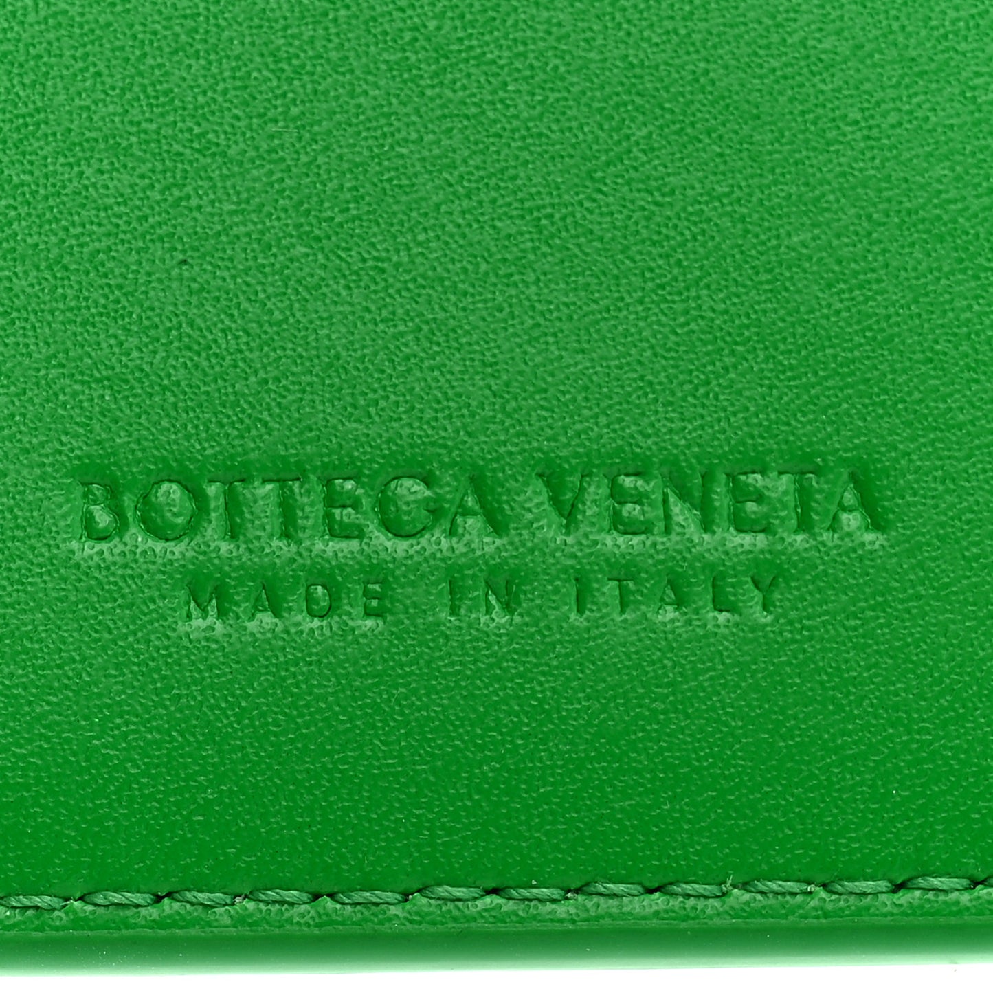 Nappa Intreccio Cassette Credit Card Holder Parakeet