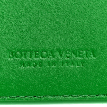Bottega Veneta Nappa Intreccio Cassette Credit Card Holder Parakeet 6 of 6
