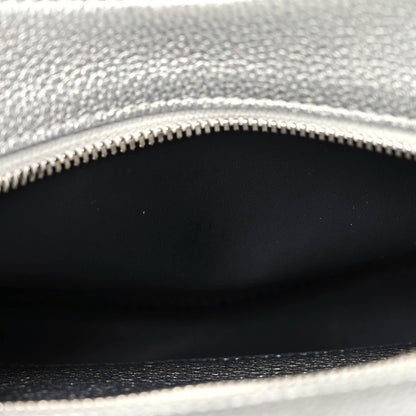 Balenciaga Metallic Grained Calfskin Neo Classic Silver Hardware Mini City Silver 7 of 11