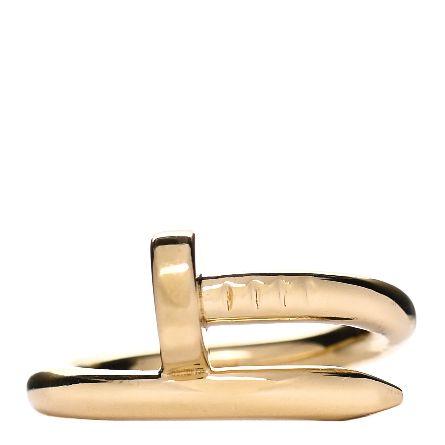 Cartier 18K Yellow Gold Juste Un Clou Ring 49 4.75 1 of 6