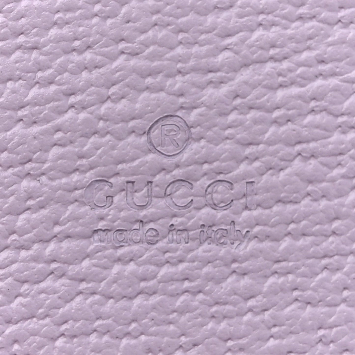 Monogram Jumbo GG Textured Dollar Calfskin Ophidia Card Case Beige Lapis