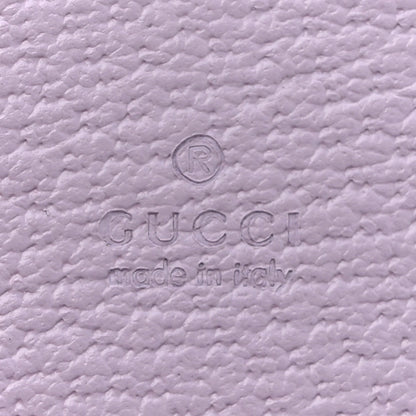 Gucci Monogram Jumbo GG Textured Dollar Calfskin Ophidia Card Case Beige Lapis 7 of 9