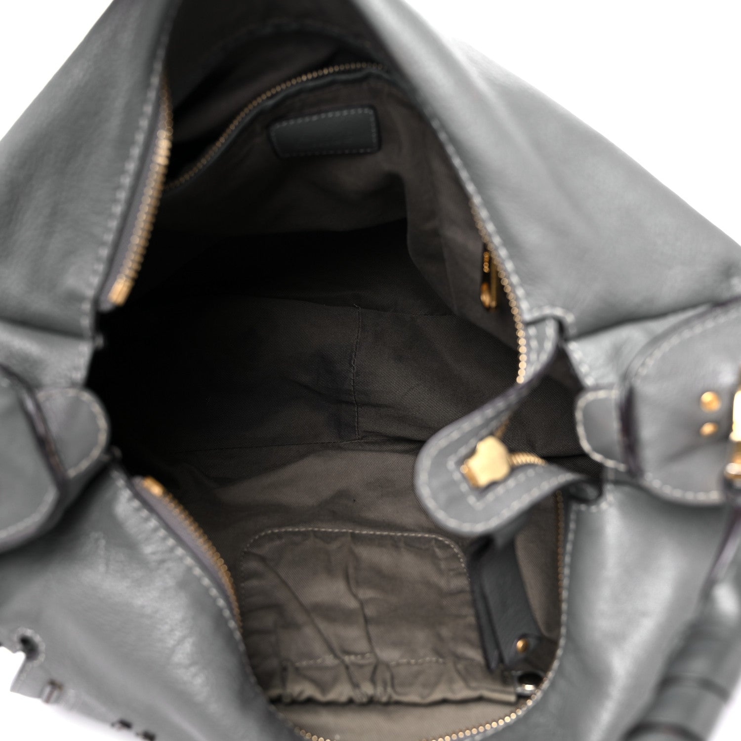 Chloe Calfskin Large Marcie Hobo Stone 4 of 17