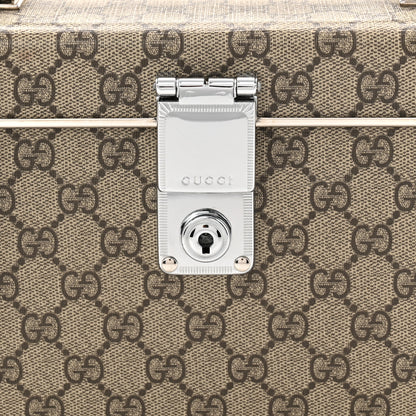 Gucci GG Supreme Monogram Globe-Trotter Beauty Case Brown 8 of 10