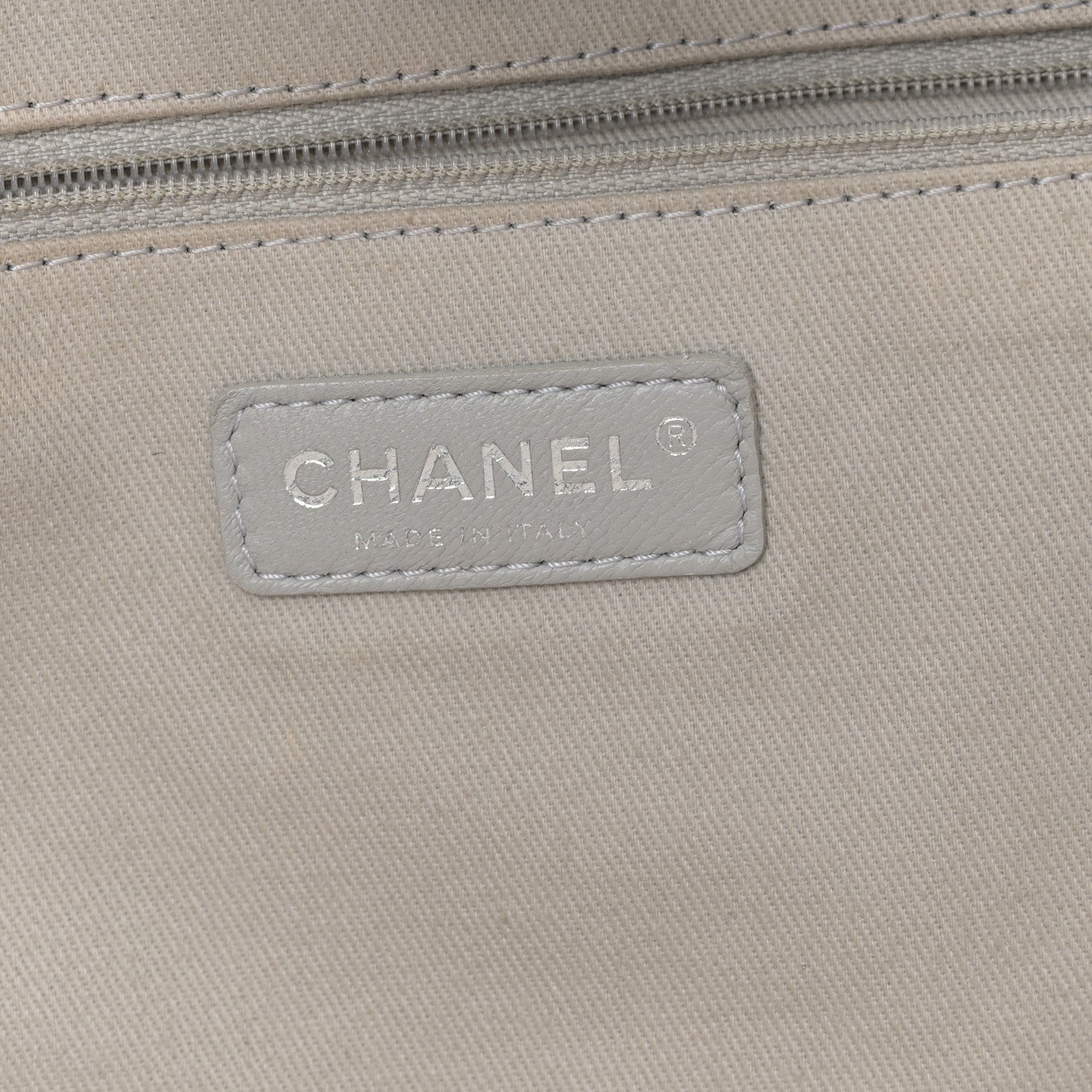 Chanel Glazed Calfskin Large Deauville Tote Black 6 of 9