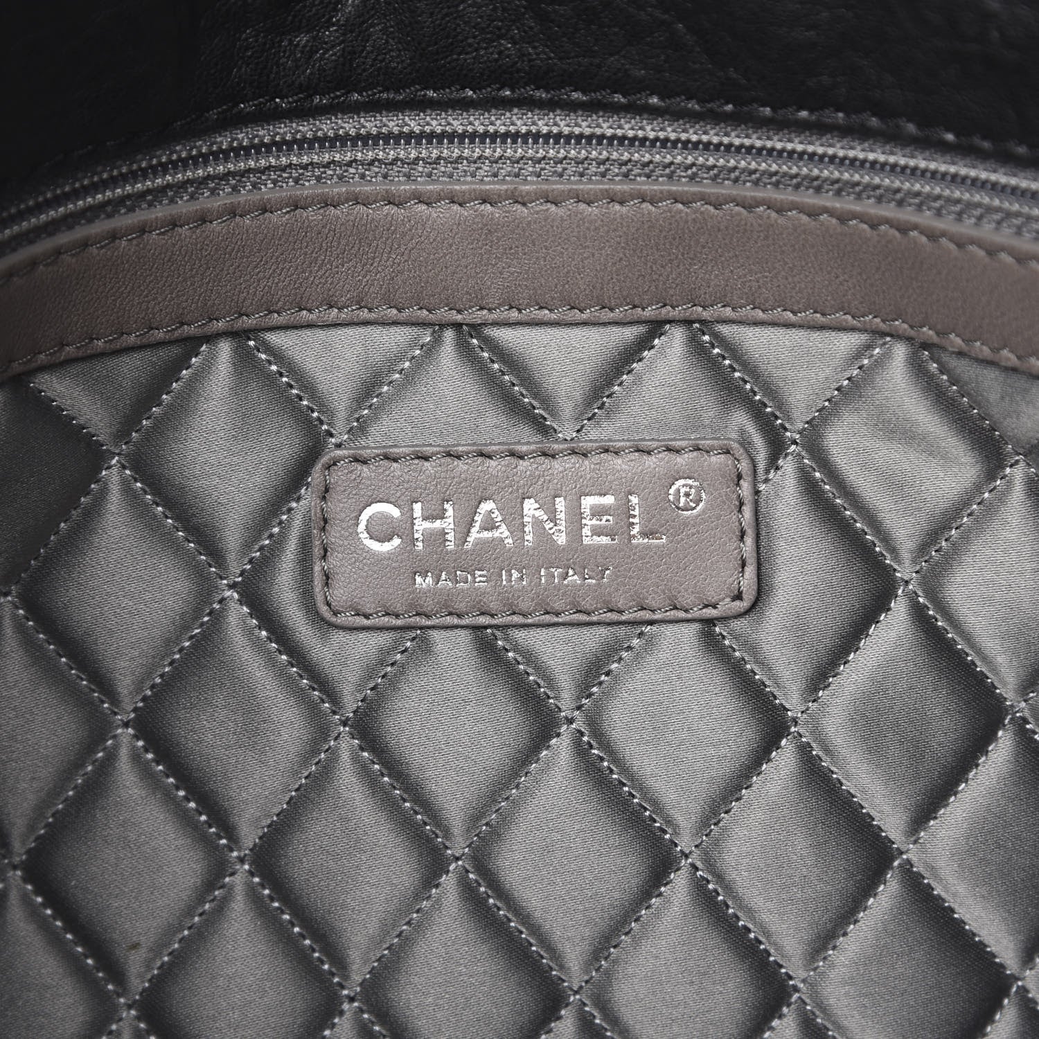 Chanel Distressed Lambskin Le Marais Ligne Flap Black 6 of 13