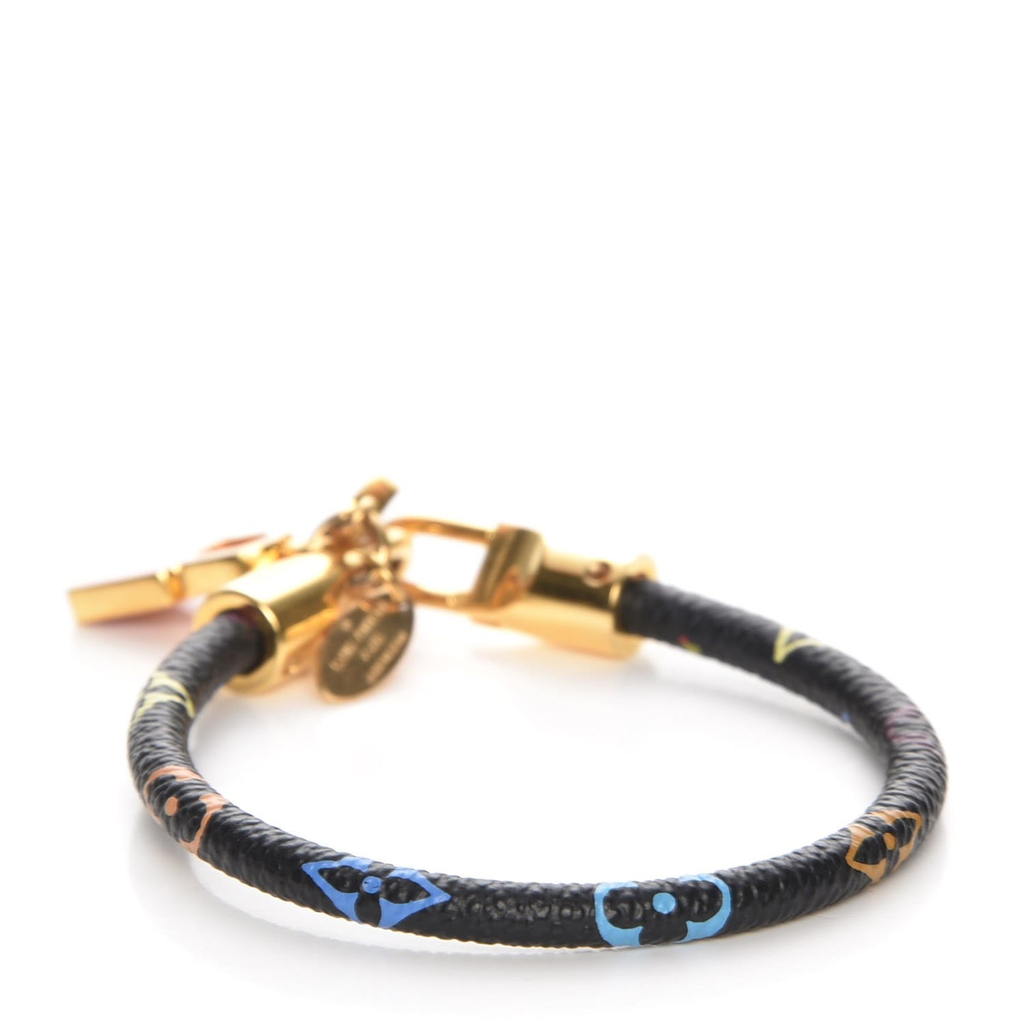Monogram Multicolor Luck It Bracelet 19 Black