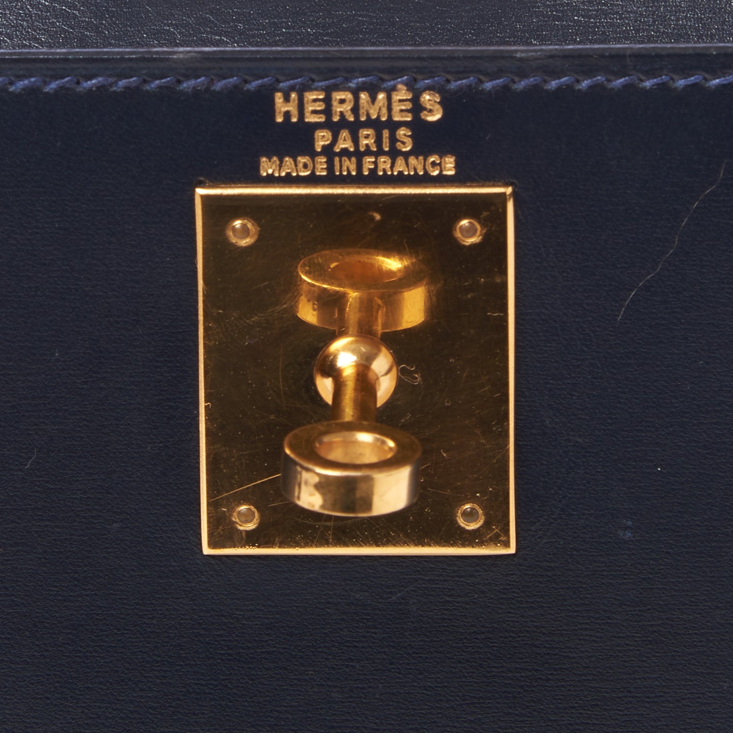 Hermes Box Kelly Sellier 28 Indigo 21 of 34