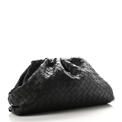 Bottega Veneta Nappa Maxi Intreccio The Pouch Oversized Clutch Black 3 of 10