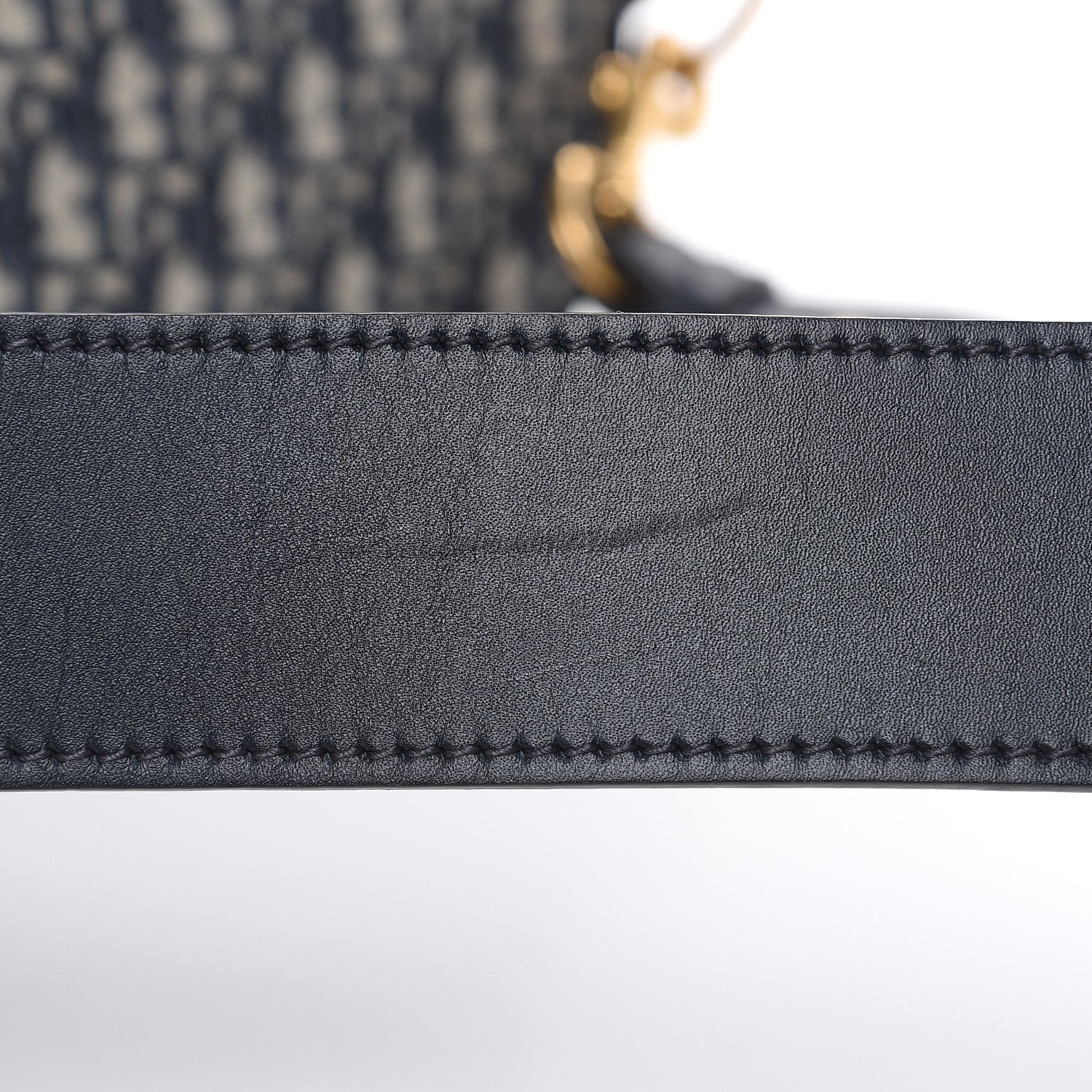 Christian Dior Oblique Flap Bag Navy Blue 12 of 12